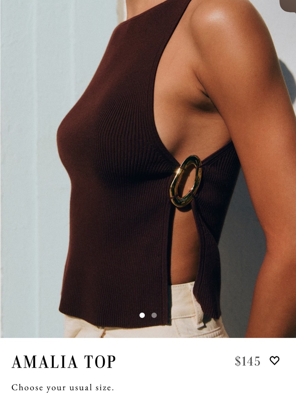 Sezane amalia top